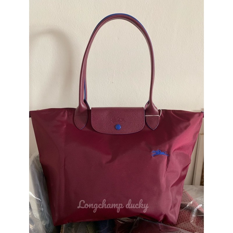 LE PLIAGE CLUB SHOULDER BAG สีแดง(Prune)