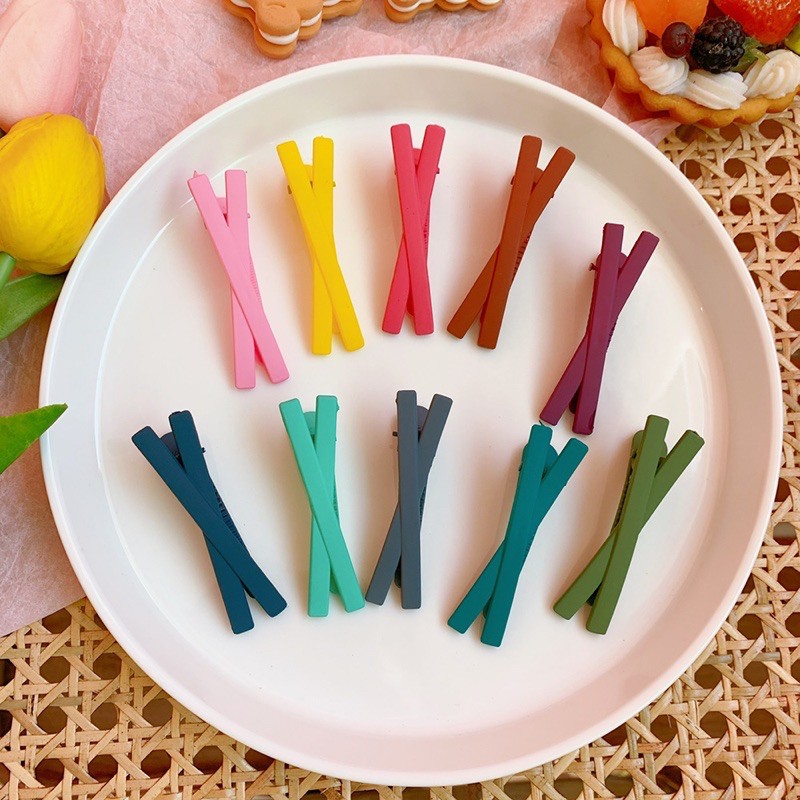 Cute 019 กิ๊บติดผม กิ๊บหนีบผมสไตล์เกาหลี รุ่น x ยาว 6 cm.