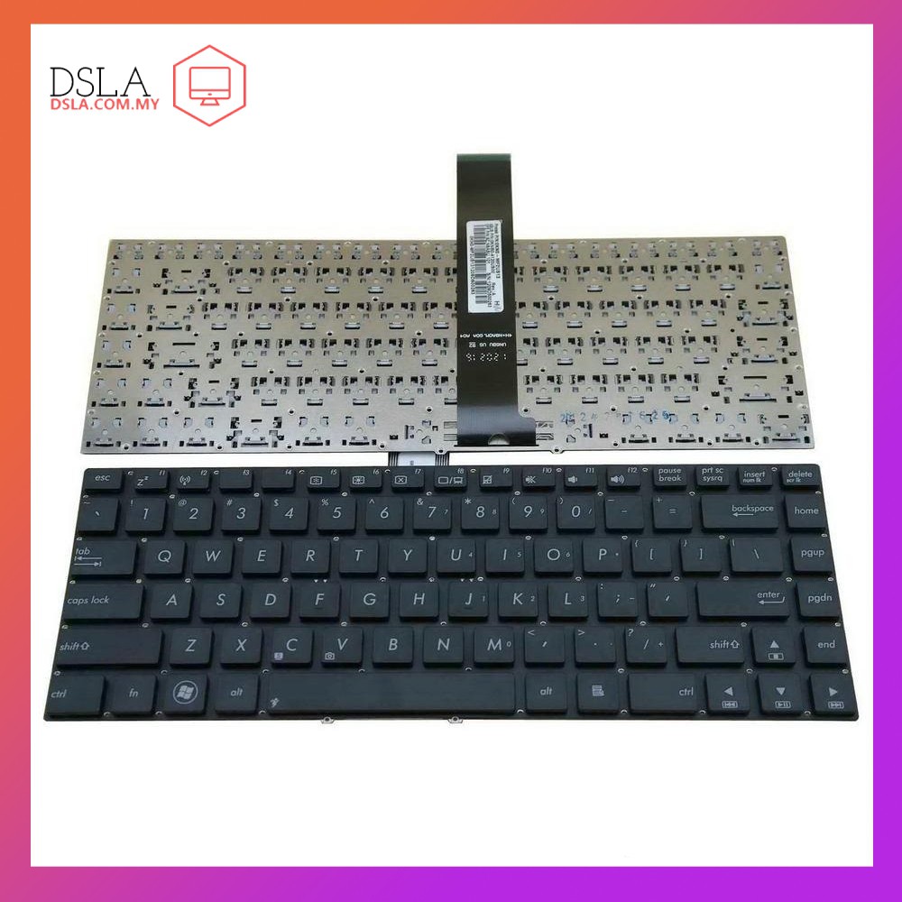 Asus S46 S46C K46 K46CM R405C E46C S405C K46CA S46CB S46CM S46CA A46C A46CB A46CM คีย์บอร์ด