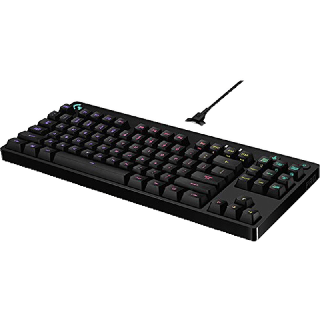 Logitech G Pro Mechanical Gaming Keyboard GX BLUE CLICKY SWITCHES (EN) (คีย์บอร์ดเกมมิ่ง เชิงกลพร้อมไฟ RGB)