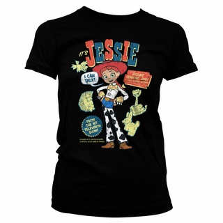 เสื้อยืดโอเวอร์ไซส์ของเล่น Toy Story-Jessie ที่ได้รับอนุญาตอย่างเป็นทางการ -
							
							เสื้อยืดคอกลม ผ้าฝ้าย พิมพ์ล