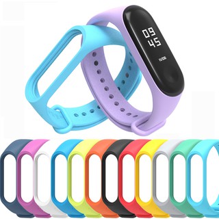 Miband3 สายนาฬิกาข้อมือซิลิโคน แบบเปลี่ยน สําหรับ Xiaomi Mi Band 3