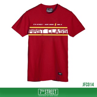 7th Street เสื้อยืด รุ่น JFC014  First Class-ส้ม ของแท้ 100%