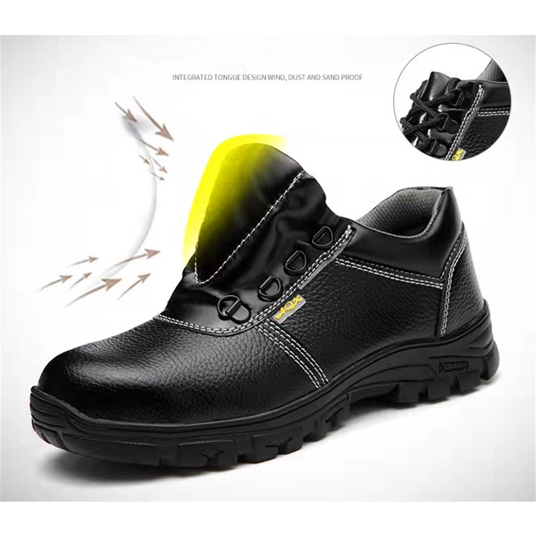 รองเท้าเซฟตี้ safety shoes หัวเหล็ก พื้นเหล็ก SIZE 36-48 J211
