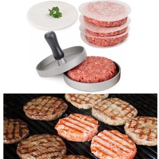 12cm Diameter Aluminum Alloy Burger Press Hamburger Press Meat Patty Mold Maker