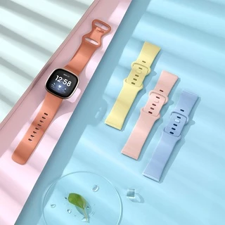 🇹🇭พร้อมส่ง สาย Fitbit Versa4 / Versa3 / Fitbit Sense2 / Sense สายซิลิโคนสายสำหรับ นาฬิกา Fitbit Versa 3 / Fitbit Sense