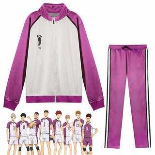 Haikyuu เสื้อแจ็คเก็ตชุดคอสเพลย์