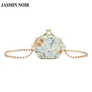 Jasmin Noir กระเป๋าสะพายไหล่ หนัง PU เรียบง่าย สําหรับผู้หญิง