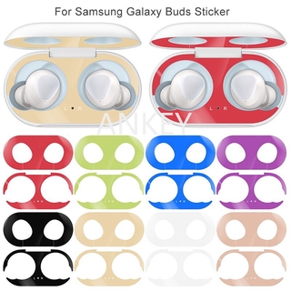 For Samsung Galaxy Buds Foil Dust Protection Sticker Metal Material for Galaxy Buds 2019 / Buds+ 2020 / Buds Live Dust Proof Inner Cover Patch Accessories