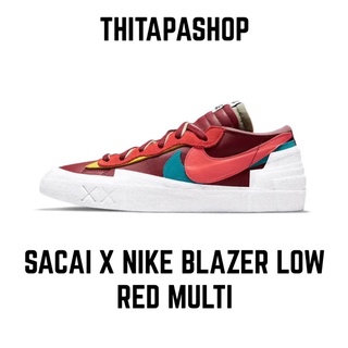 SACAI X NIKE BLAZER LOW X KAWS RED MULTI