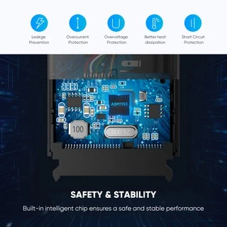 UGREEN อะแดปเตอร์ แปลง USB 3.0 เป็น SATA สีดำ 1 ชิ้น