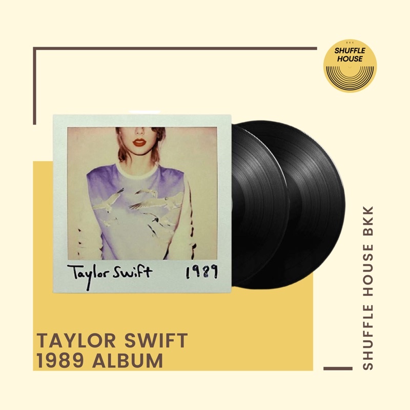 (จัดส่งฟรี) Taylor Swift 1989 Vinyl แผ่นเสียง/แผ่นไวนิล/แผ่นใหม่ซีล