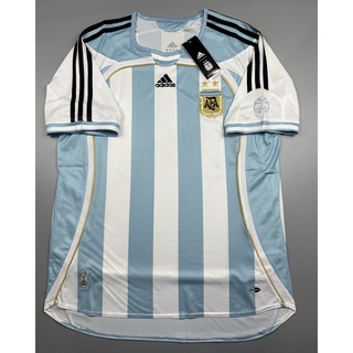 เสื้อบอล ย้อนยุค ทีมชาติ อาเจนติน่า 2006 เหย้า Retro Argentina Home เรโทร คลาสสิค