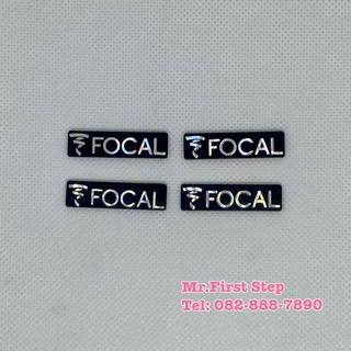 โลโก้ติดลำโพงfocal4ชิ้น