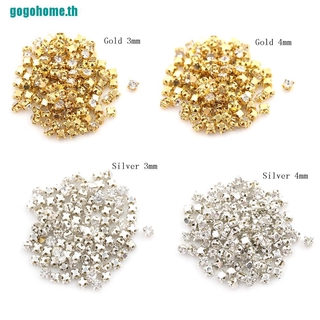【gogohome】พลอยเทียม คริสตัล ตุ๊กตา ขนาดเล็ก สําหรับตกแต่งเสื้อผ้า DIY 100 ชิ้น