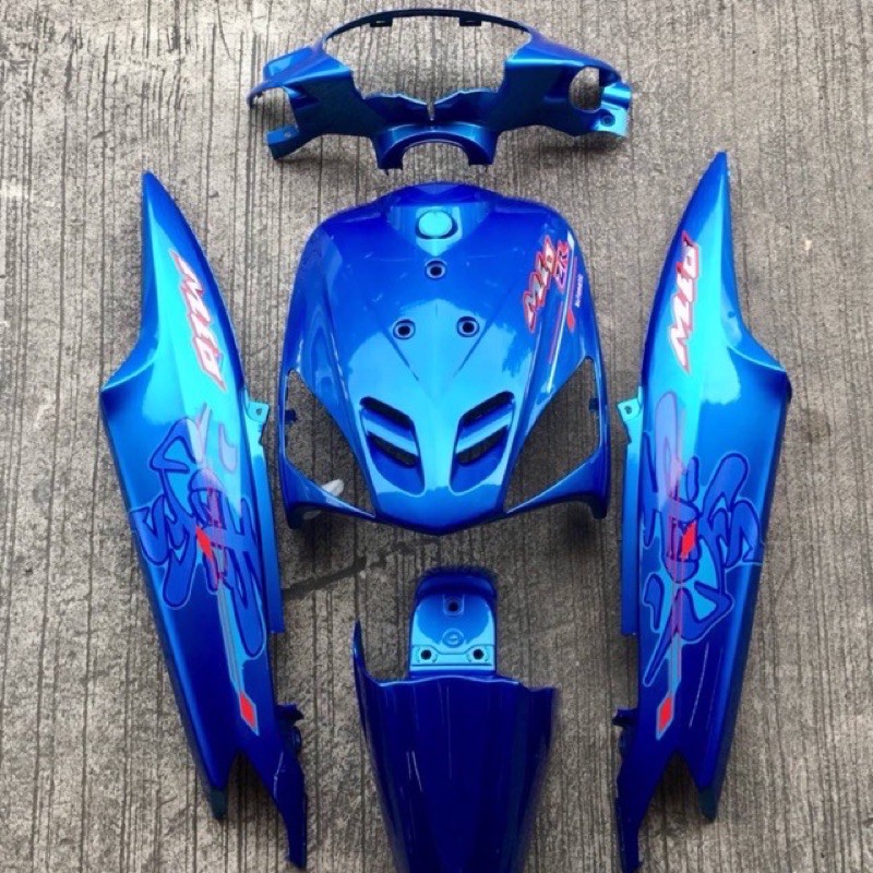 ชุดสีมีโอตัวเก่า(รุ่น1)สีน้ำเงิน-ลายจีน พร้อมแปะลาย mio ตัวเก่า