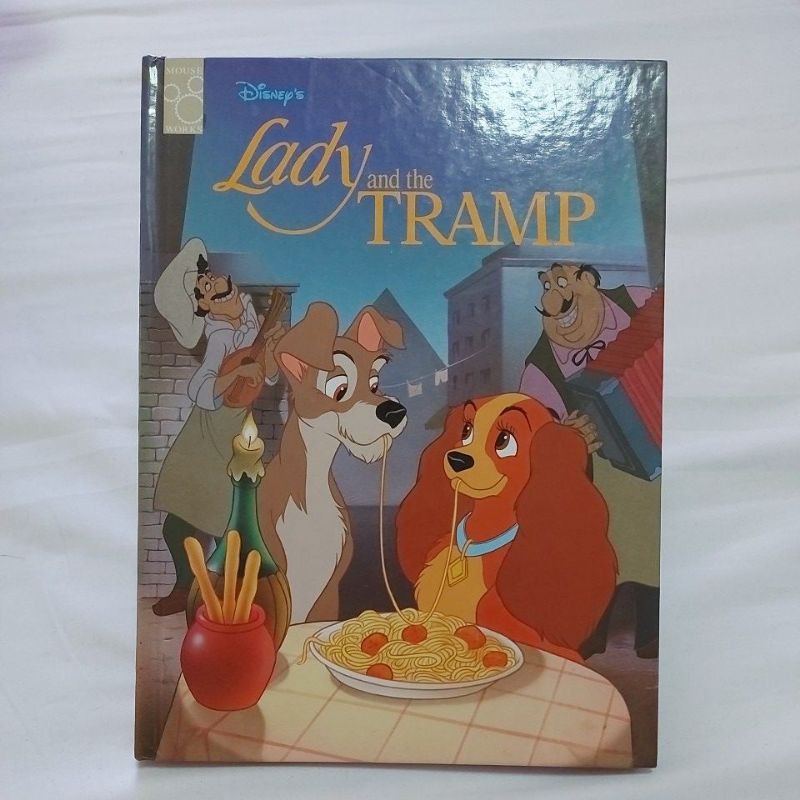 หนังสือนิทานดิสนีย์ Lady and the Tramp มือสอง