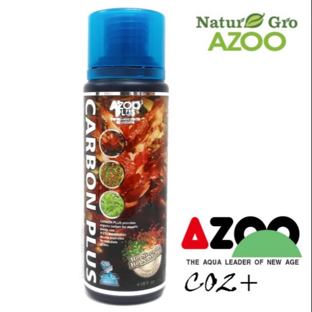 AZOO : CARBON PLUS 120ml , 250ml ~ คาร์บอนน้ำสูตรใหม่จาก AZOO ช่วยให้ต้นไม้เติบโตได้ดี และ ลดตะไคร่