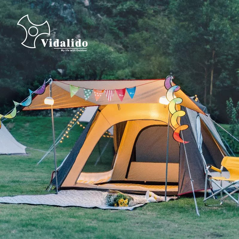 เต็นท์กางอัตโนมัติ Vidalido Sunshine Automatic Tent เต็นท์ขนาด 3-4 คน กางง่าย สินค้าพร้อมส่งจากไทย ของแท้ 100%