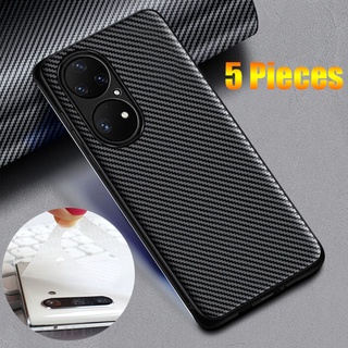5PCS ฟิล์มกันรอยหลัง  Huawei Mate 20 X P20 P30 Lite P40 Pro Nova 3i 5T 7i 7 SE Y7 Y9 Prime 2019 Y6S Y9S Y7P Y6P Y5P Y7A Honor 8X
