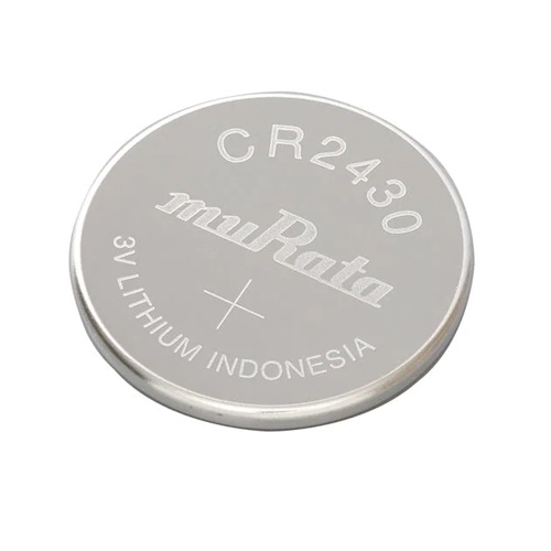 ถ่านกระดุม muRata CR2430  จำหน่ายแบบ 1ก้อนหรือ ยกแผง มี 5ก้อน