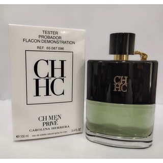 น้ำหอม Carolina Herrera men prive EDT 100 ml. *กล่องเทสเตอร์*【ของแท้ 100 % 】ส่งฟรี 📦🛵🚚📦🛵🚚