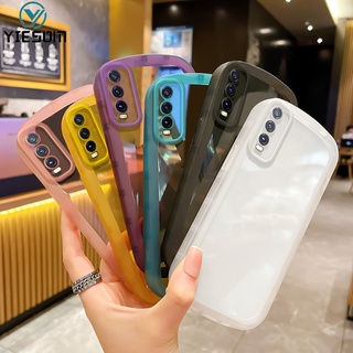 เคสโทรศัพท์มือถือ ซิลิโคนนิ่ม ใส กันกระแทก ลายน่ารัก สําหรับ Vivo Y20 Y20S Y12S Y21 Y21T Y21S Y21A Y33S Y33T Y15A Y15S Y01 Y17 Y12 Y15 Y19 V23 V20 Pro