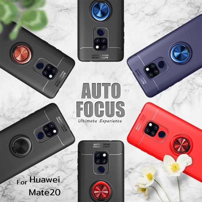 เคส สำหรับ Huawei Mate 20 Finger Ring Kickstand Protection TPU Case