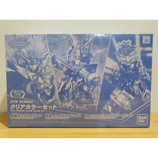 Limited SDW HEROES clear color set [SD Gundam World Heroes] (Gundam Model Kits) โมเดล กันดั้ม กันพลา