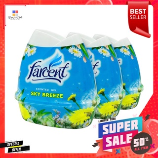 เจลปรับอากาศ FARCENT SKY BREEZE 200 ก. แพ็ก 3 ชิ้นAIR FRESHENER GEL FARCENT SKY BREEZE 200G 3PCS