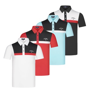 Callaway Golf เสื้อยืดโปโล แขนสั้น ระบายอากาศ แห้งเร็ว เหมาะกับฤดูร้อน สําหรับผู้ชาย 2022 OD0M