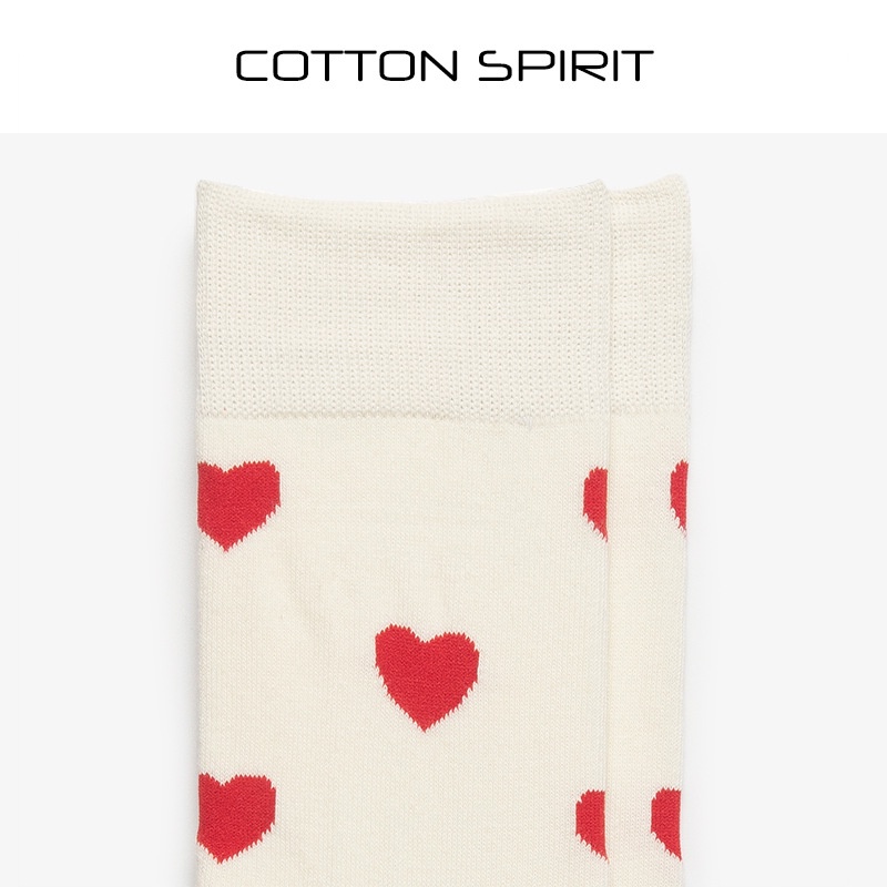 ถุงเท้าข้อกลาง ผ้าฝ้าย แฟชั่นสําหรับผู้หญิง - รูปที่ 3