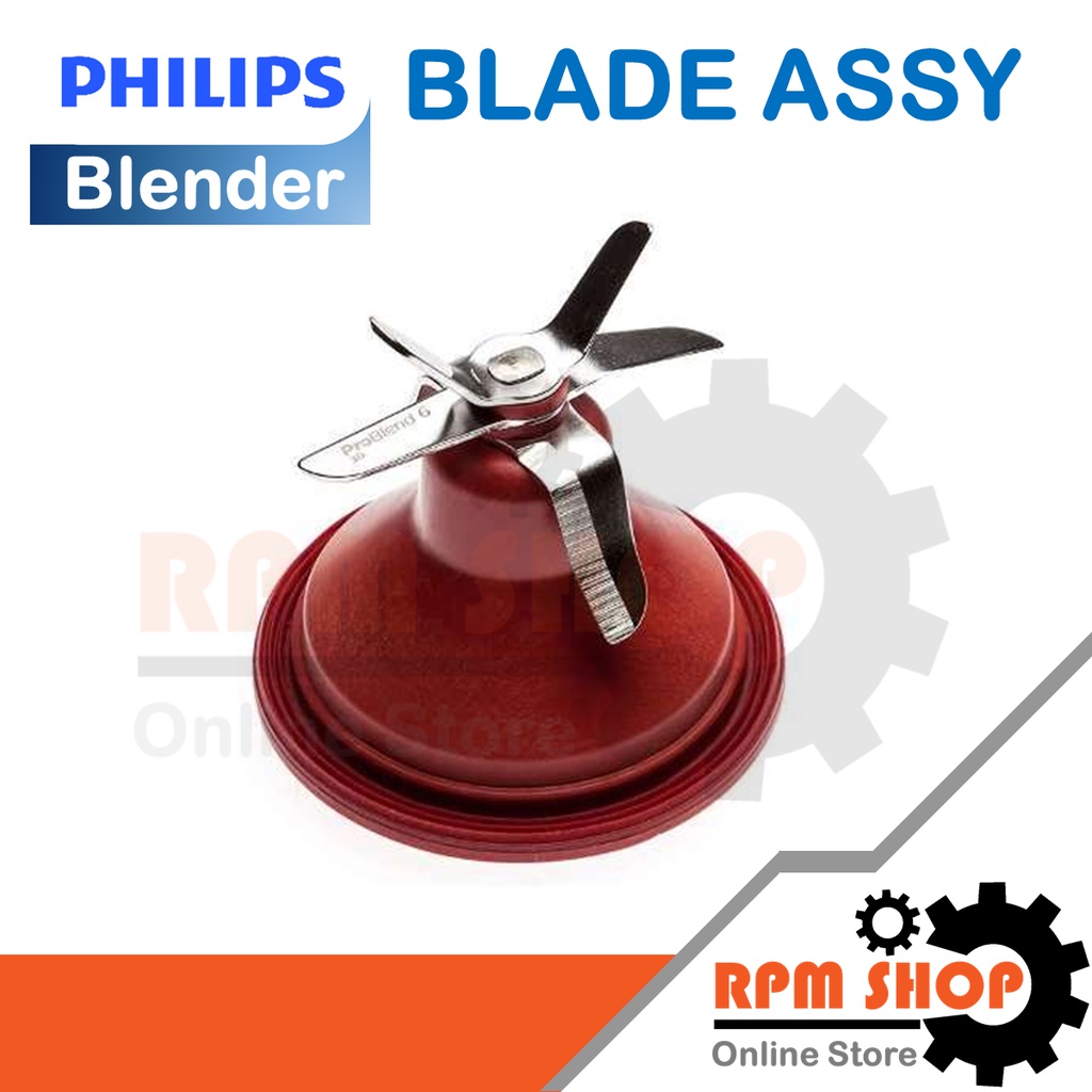BLADE ASSY ใบมีดโถปั่นอะไหล่แท้สำหรับเครื่องปั่น PHILIPS รุ่น HR3752 (996510078559)