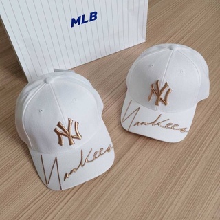 หมวก MLB Cap ของแท้ 100% ป้ายเกาหลี 🇰🇷 หมวก NY รุ่น Yankees [พร้อมส่ง]