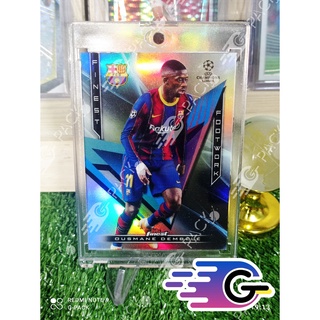 การ์ดนักฟุตบอล 2021 Topps Finest Soccer Ousmane Dembele Barcelona Finest Footwork (แถม Topload)