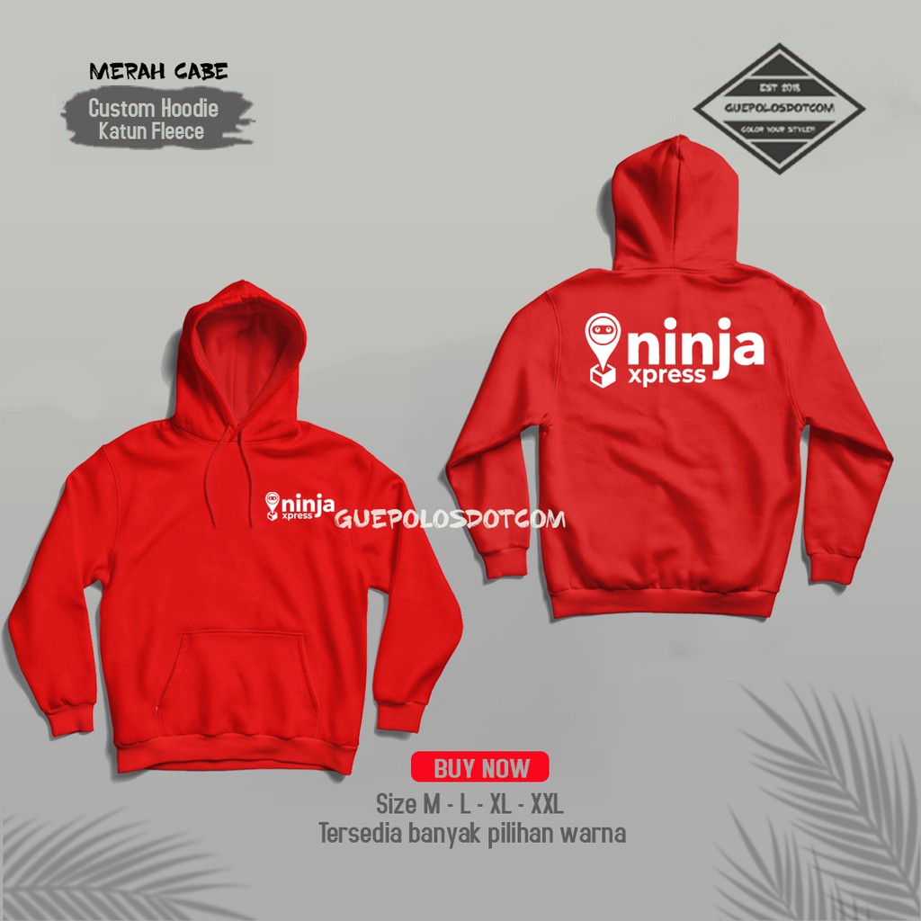 NINJA XPRESS JACKET SHIPPING SERVICE - HOODIE JUMPER NINJA XPRESS COURIER JACKET - NINJA EXPEDITION 