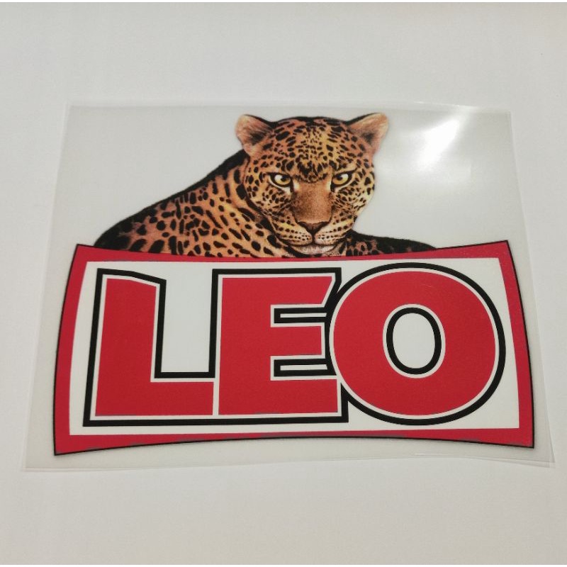 แผ่นรีดสกรีนติดเสื้อ LEO
