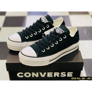 ผ้าใบสุดฮิต พร้อมส่ง White / Black รุ่น classic 36-40 แถมกล่อง สินค้าถ่ายจากงานจริง