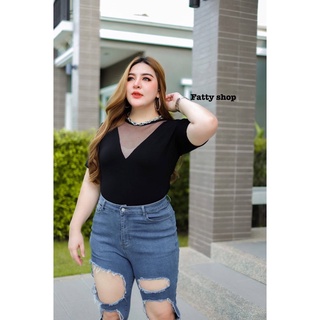 🔥Plussize🔥เสื้อคนอ้วน🔥M 40-46  L 46-52