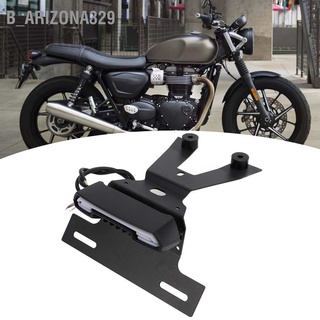 Arizona329 ที่วางป้ายทะเบียนรถจักรยานยนต์ พร้อมไฟเลี้ยว Led แบบเปลี่ยน สําหรับ Triumph Street Twin 900 2016‐2020