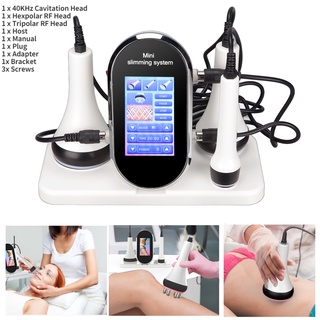 Health &amp; Beauty เครื่องกําจัดผิวหนัง 40KHz 3 หัว Rf 100‐240V