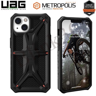 Uag เคสโทรศัพท์มือถือแบบแข็ง กันกระแทก ลาย Monarch KEVLAR สําหรับ iPhone 14 13 Pro Max 13 Pro 14