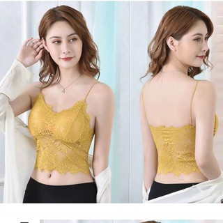 3b3#🔥SALE 🔥Bra สปอร์ตบราลูกไม้      สายรัดเล็ก ๆ ลูกไม้