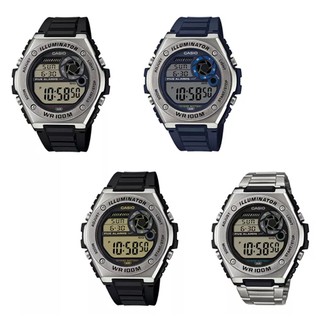 Casio Standard นาฬิกาข้อมือผู้ชาย สายเรซิน รุ่น MWD-100,MWD-100H,MWD-100H-1A,MWD-100H-2A,MWD-100H-9A,MWD-100HD-1A