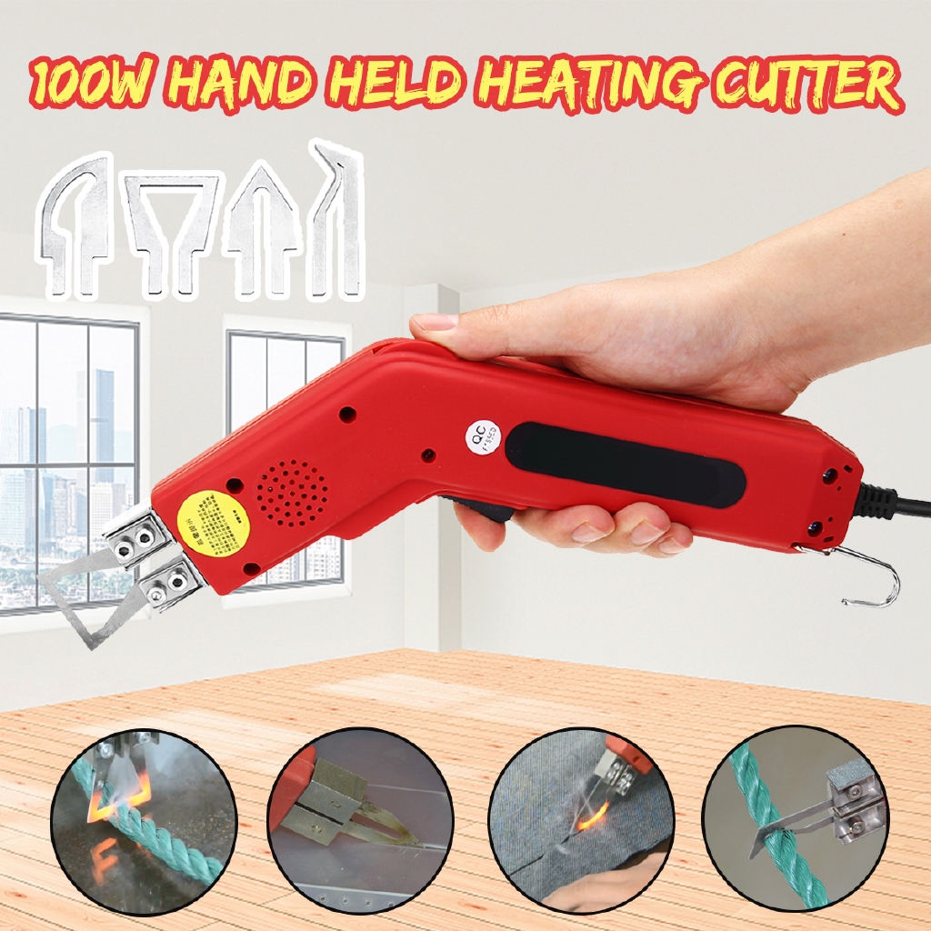 New Arrival 100W Heating Knife Cutter Hand Hold Hot Cutter Fabric Rope ...