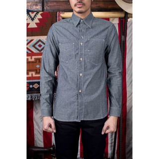 เสื้อเชิ๊ต Oldblue co Work Shirt Type I - Spectrum Neps Chambray