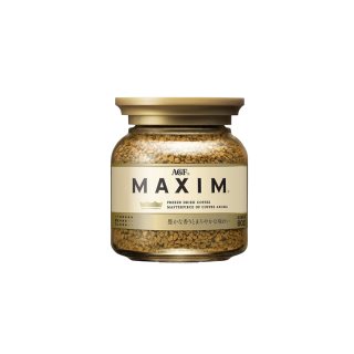 AGF MAXIM กาแฟแม็กซิม กาแฟสำเร็จรูป ขวดแก้ว (80g)