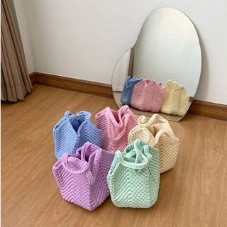 Mini granny bag  กระเป๋าถัก กระเป๋าถือ (#1-20)