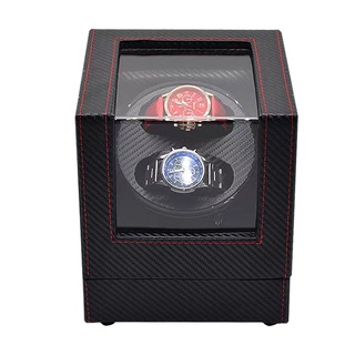 2เรือน กล่องนาฬิกา กล่องหมุนนาฬิกา กล่องใส่นาฬิกา ระบบหมุนออโต้ กล่องเก็บนาฬิกา Watch Winder กล่องโชว์น watch box