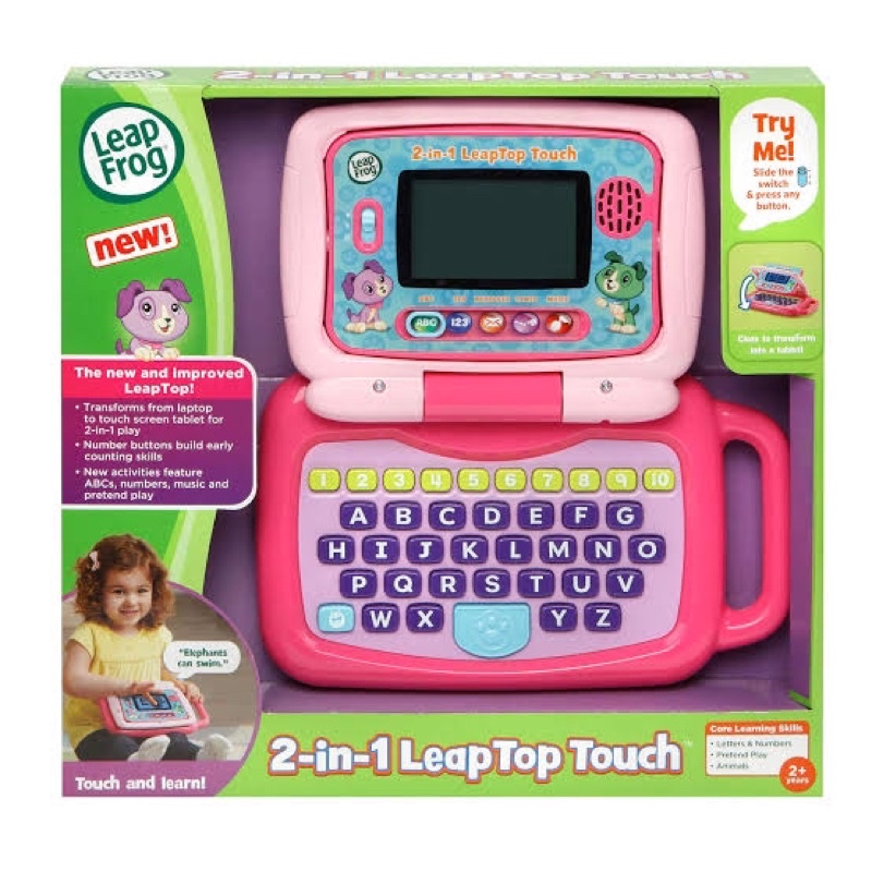 (พร้อมส่ง) LeapFrog 2-in-1 LeapTop Touch, Pink